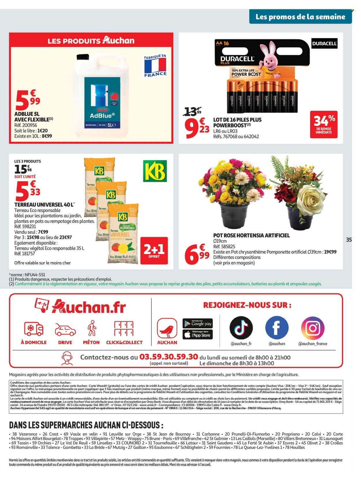 Catalogue AUCHAN - Halles d'automne supers