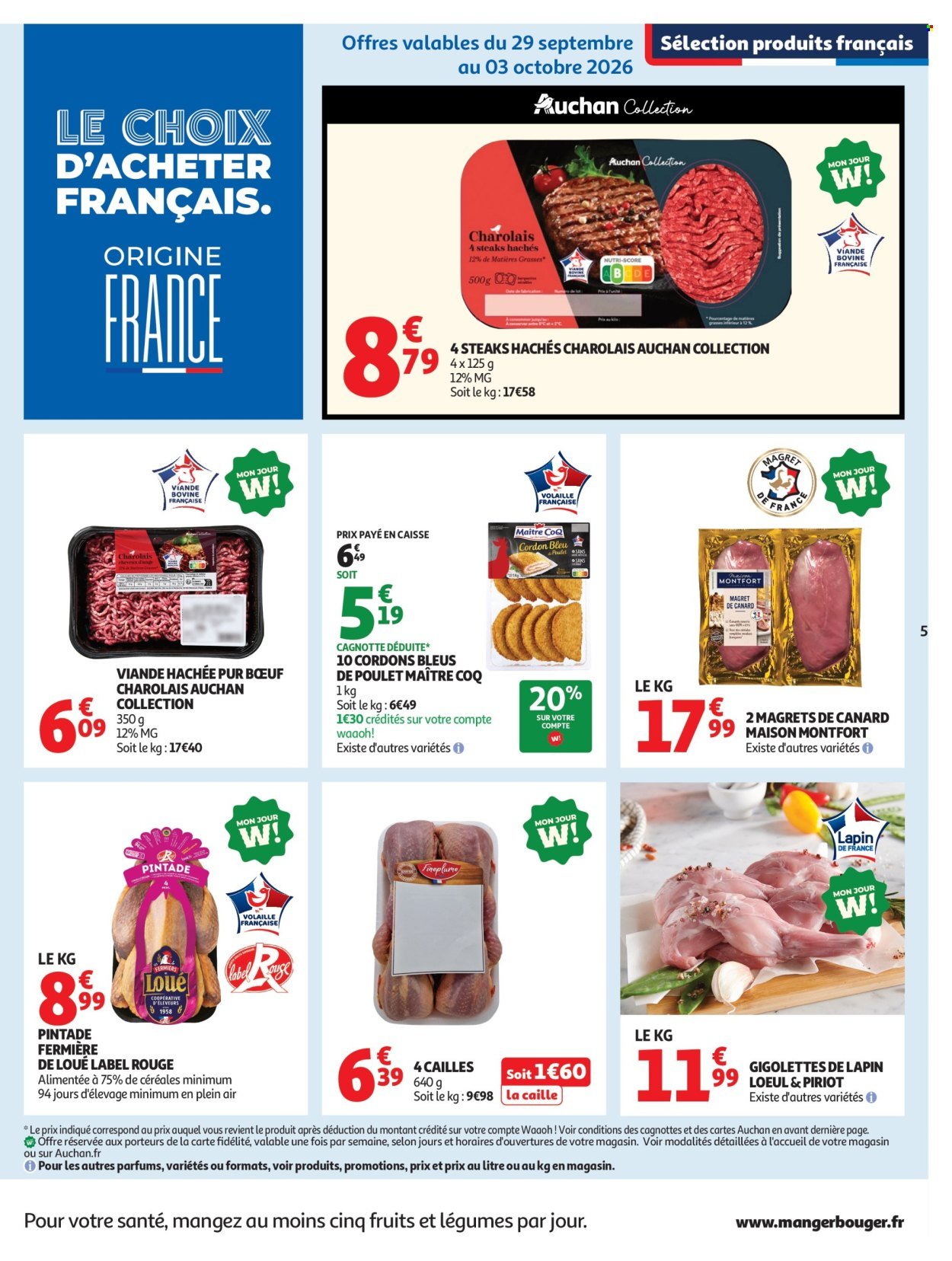 Catalogue AUCHAN - Halles d'automne supers
