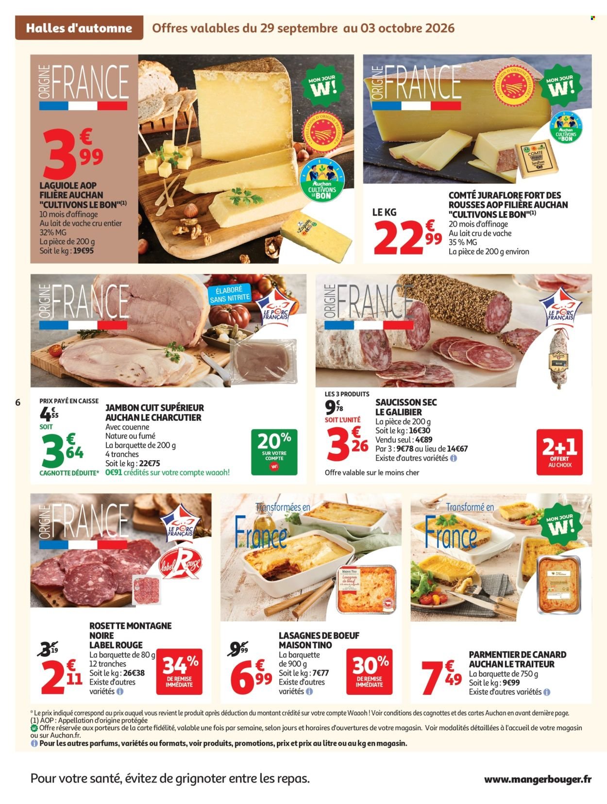 Catalogue AUCHAN - Halles d'automne supers