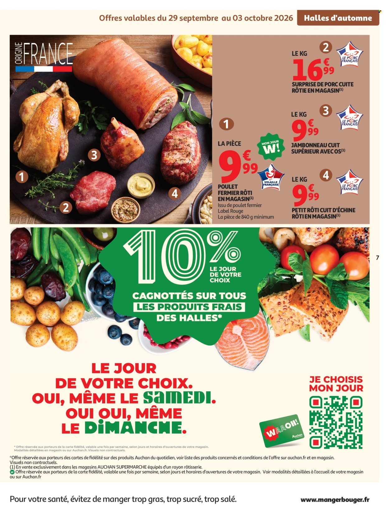 Catalogue AUCHAN - Halles d'automne supers
