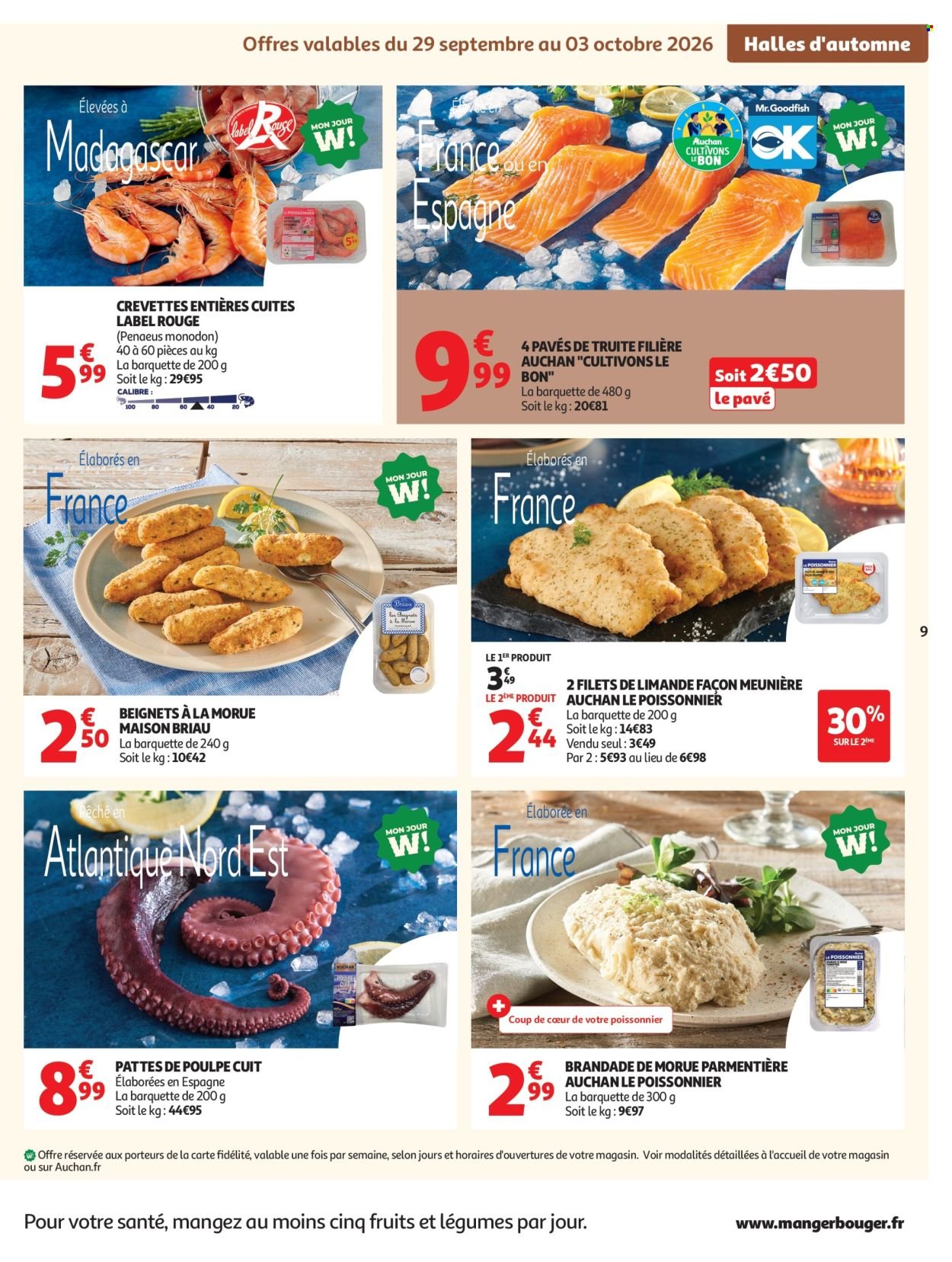 Catalogue AUCHAN - Halles d'automne supers