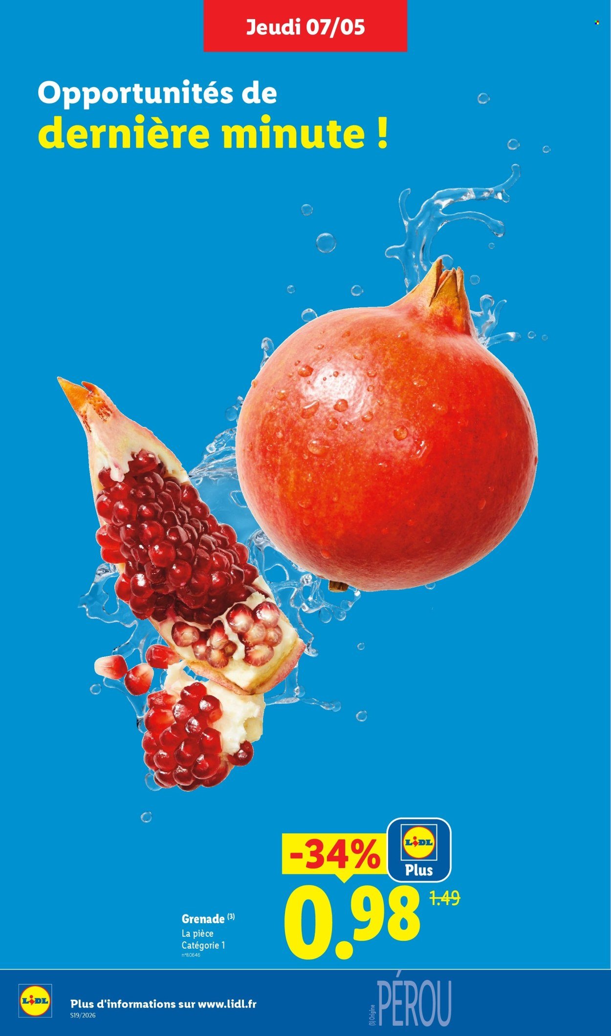 Catalogue LIDL - Les promos de la semaine (2026-05-07 - 2026-05-13)