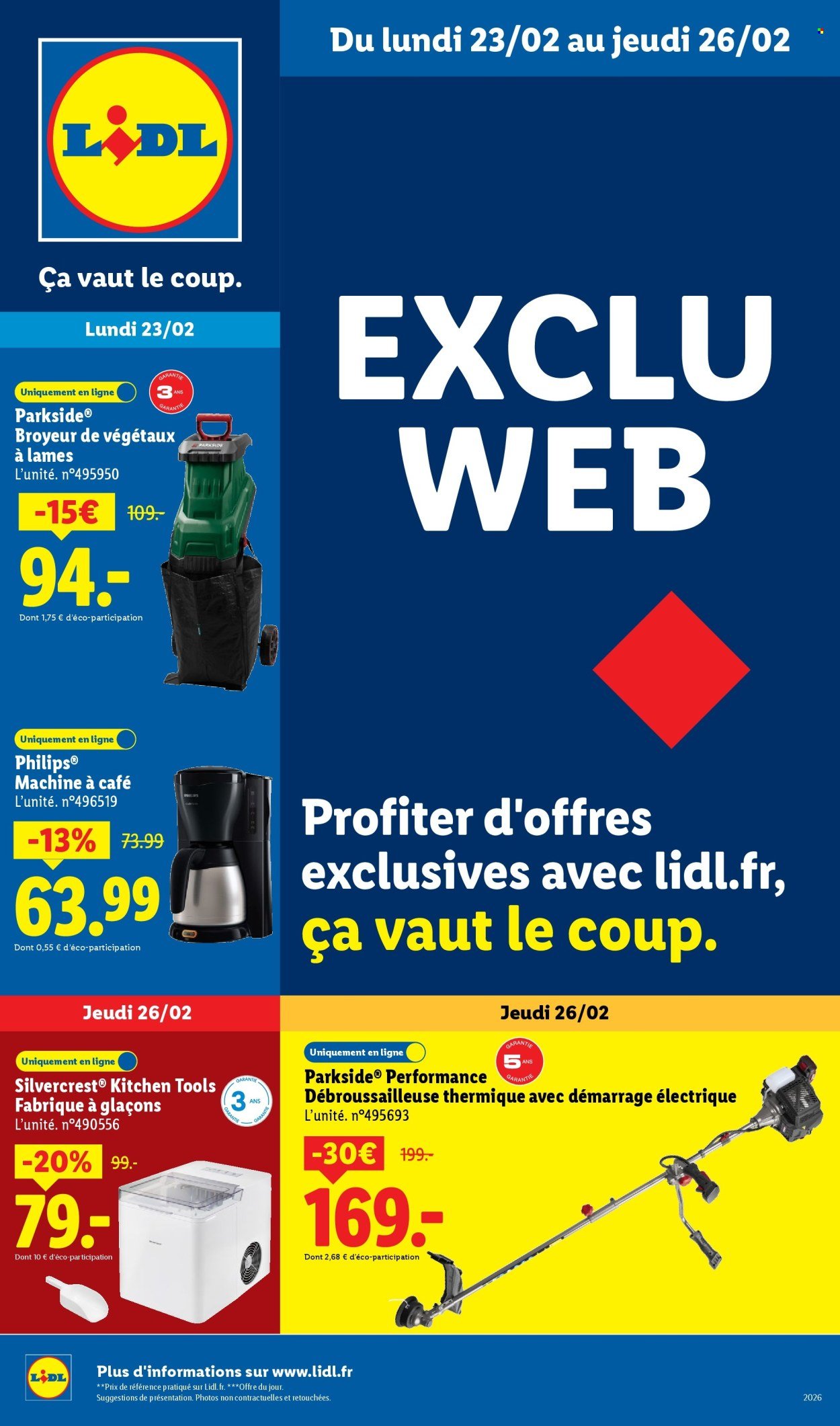 Catalogue LIDL - Les Exclus Web de la semaine