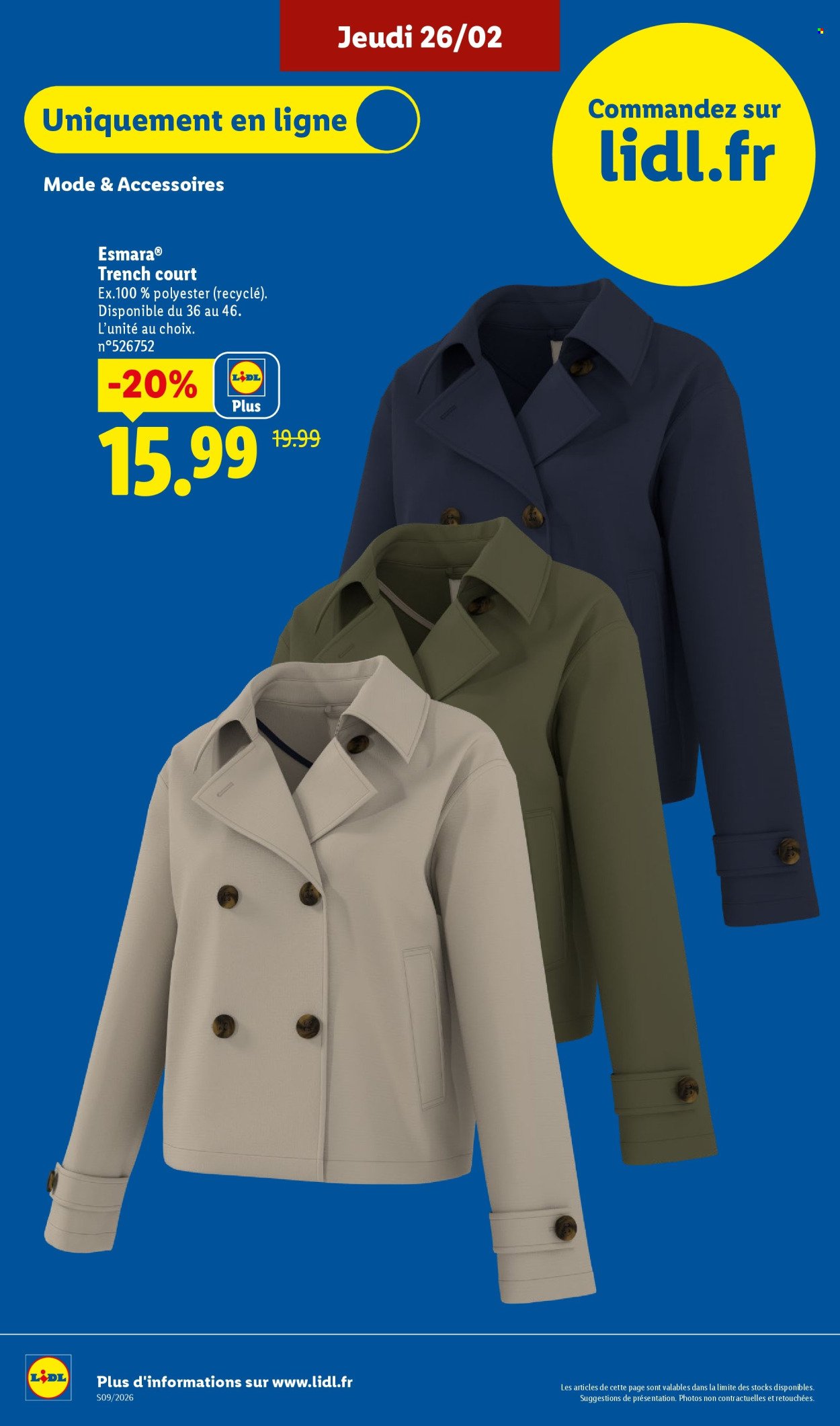 Catalogue LIDL - Les Exclus Web de la semaine