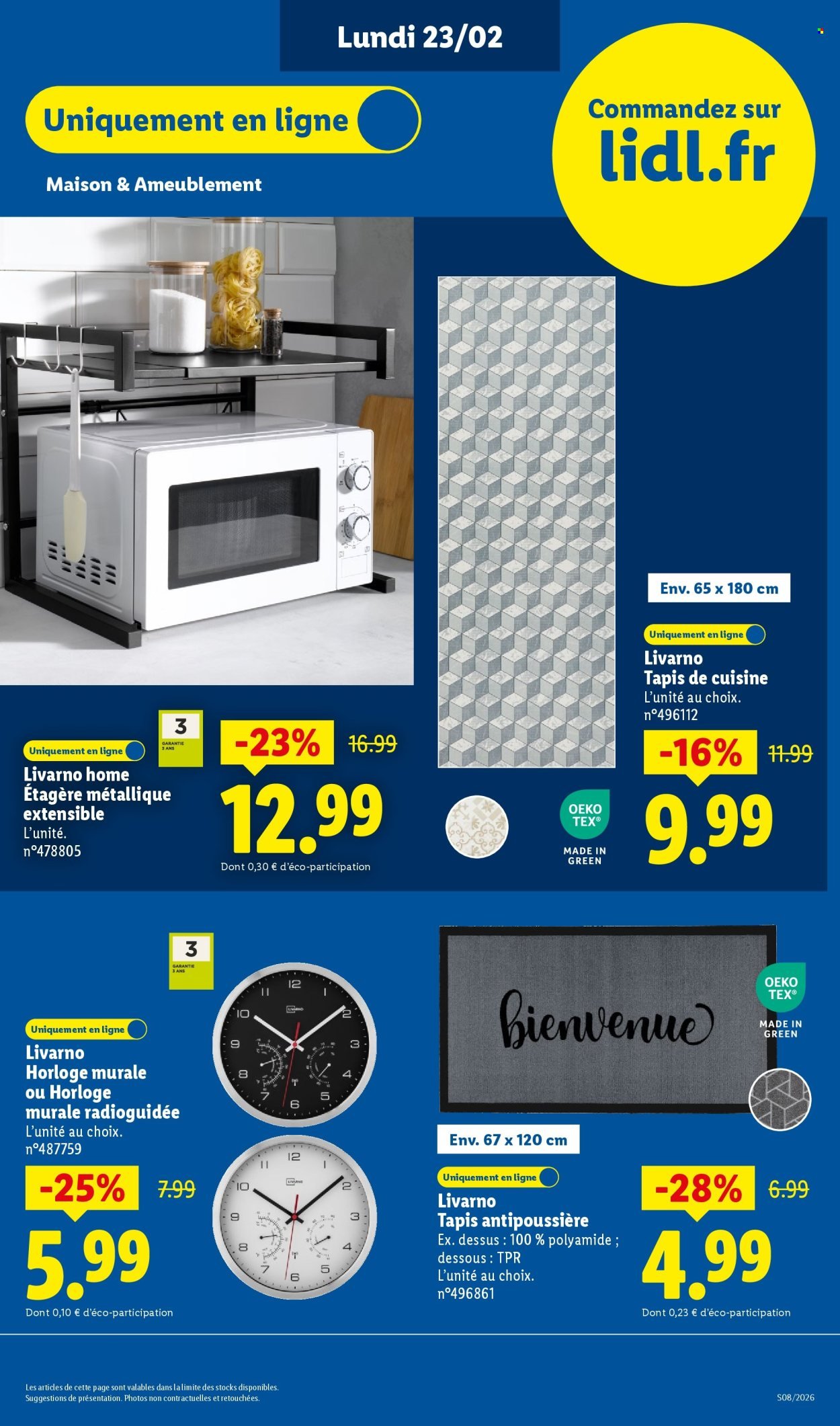 Catalogue LIDL - Les Exclus Web de la semaine
