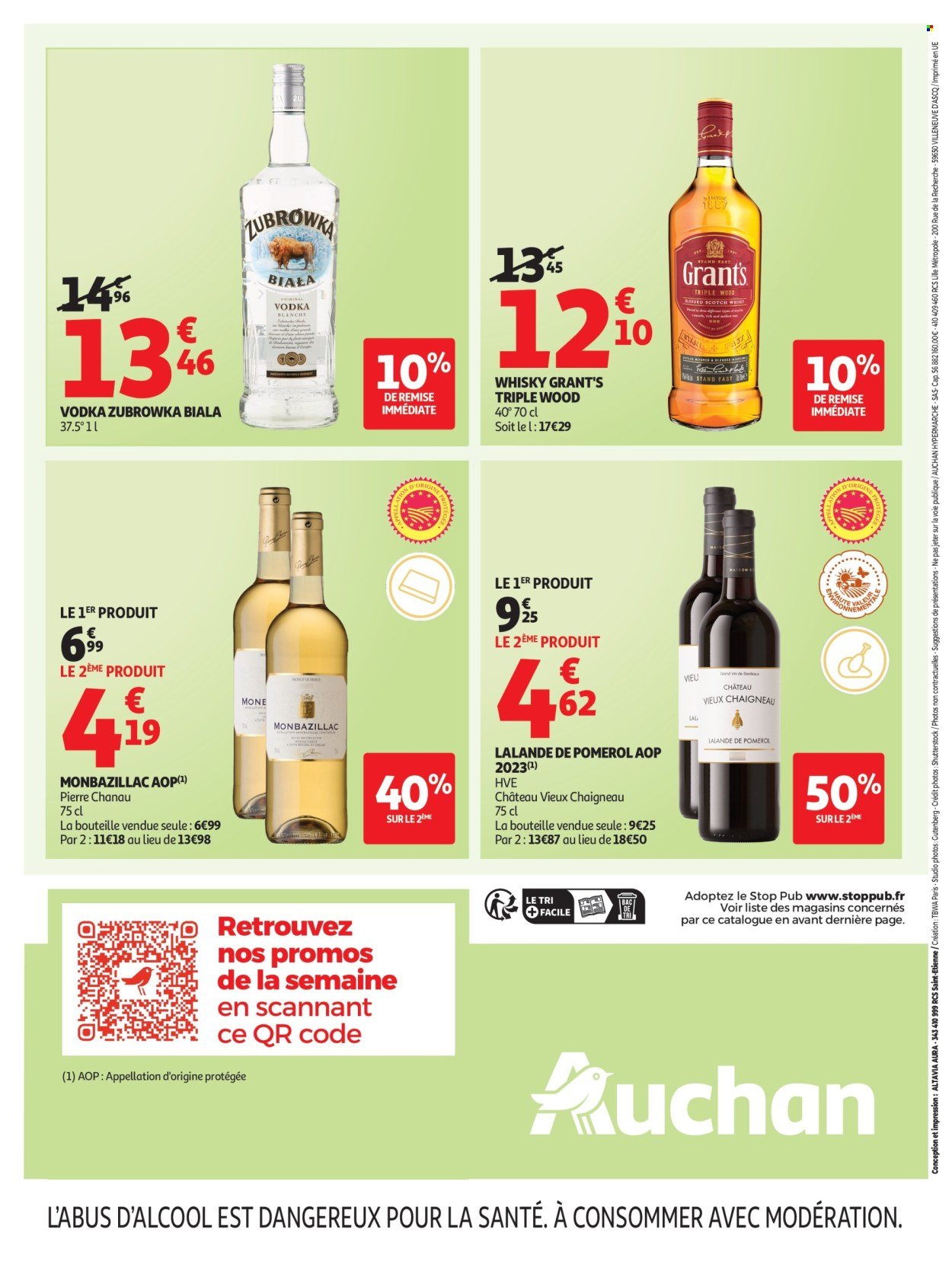 Catalogue AUCHAN - Sélection alcool (2025-11-27 - 2025-12-24)