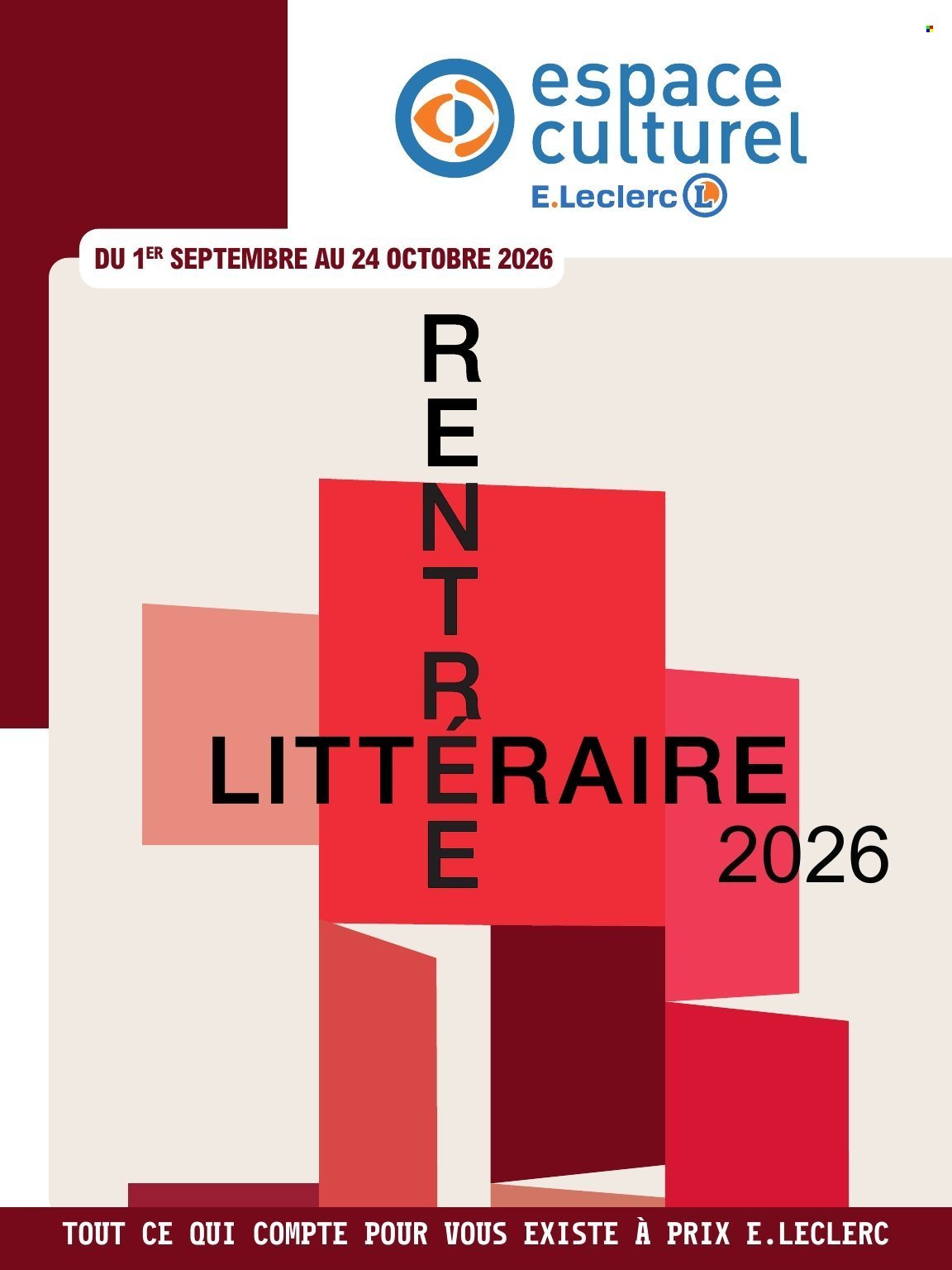 Catalogue E.LECLERC - GUIDE RENTREE LITTERAIRE