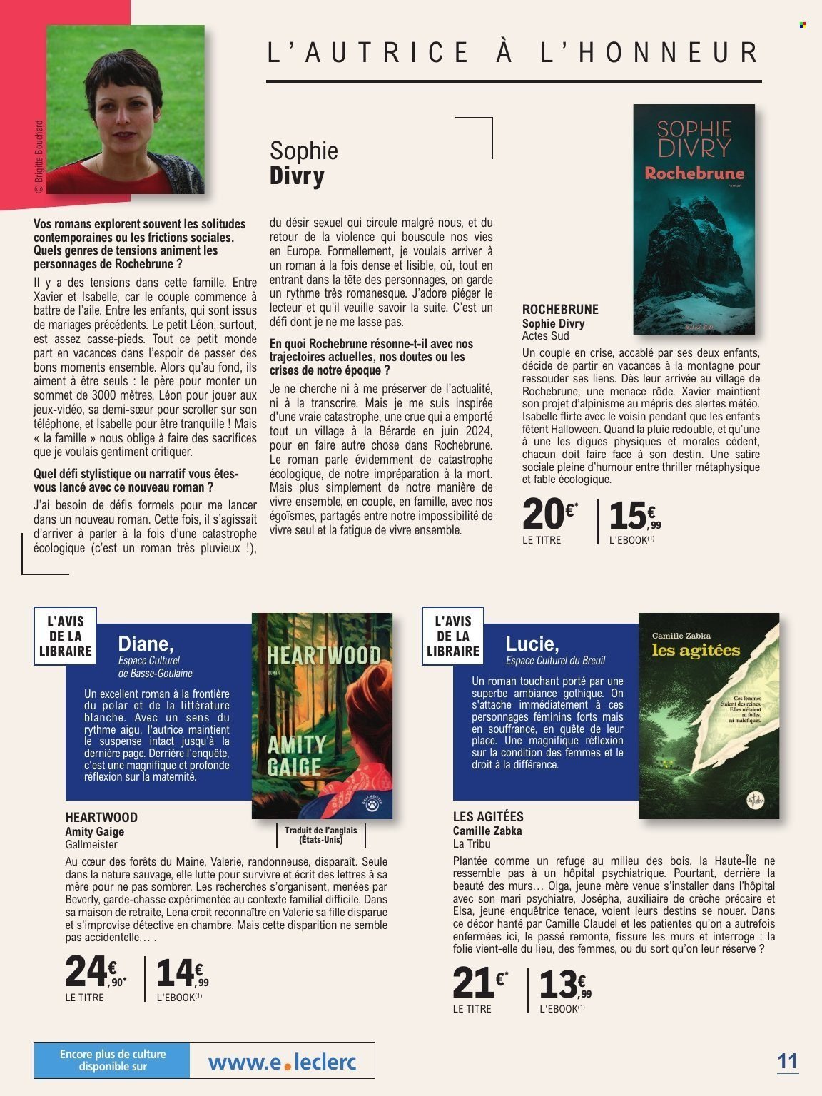Catalogue E.LECLERC - GUIDE RENTREE LITTERAIRE
