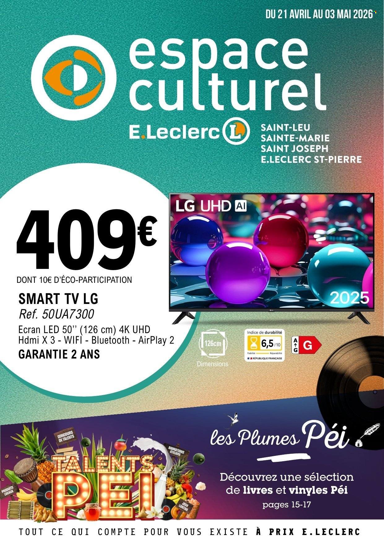 Catalogue E.LECLERC - Du mardi 21 avril 2026