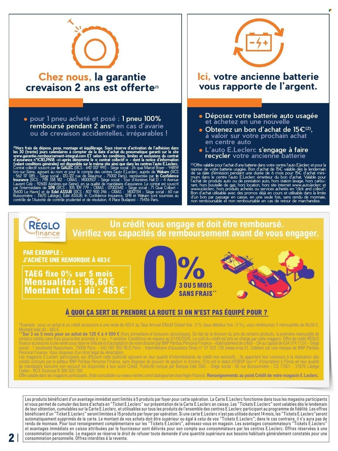 Catalogue E.LECLERC - Du mardi 16 juin 2026