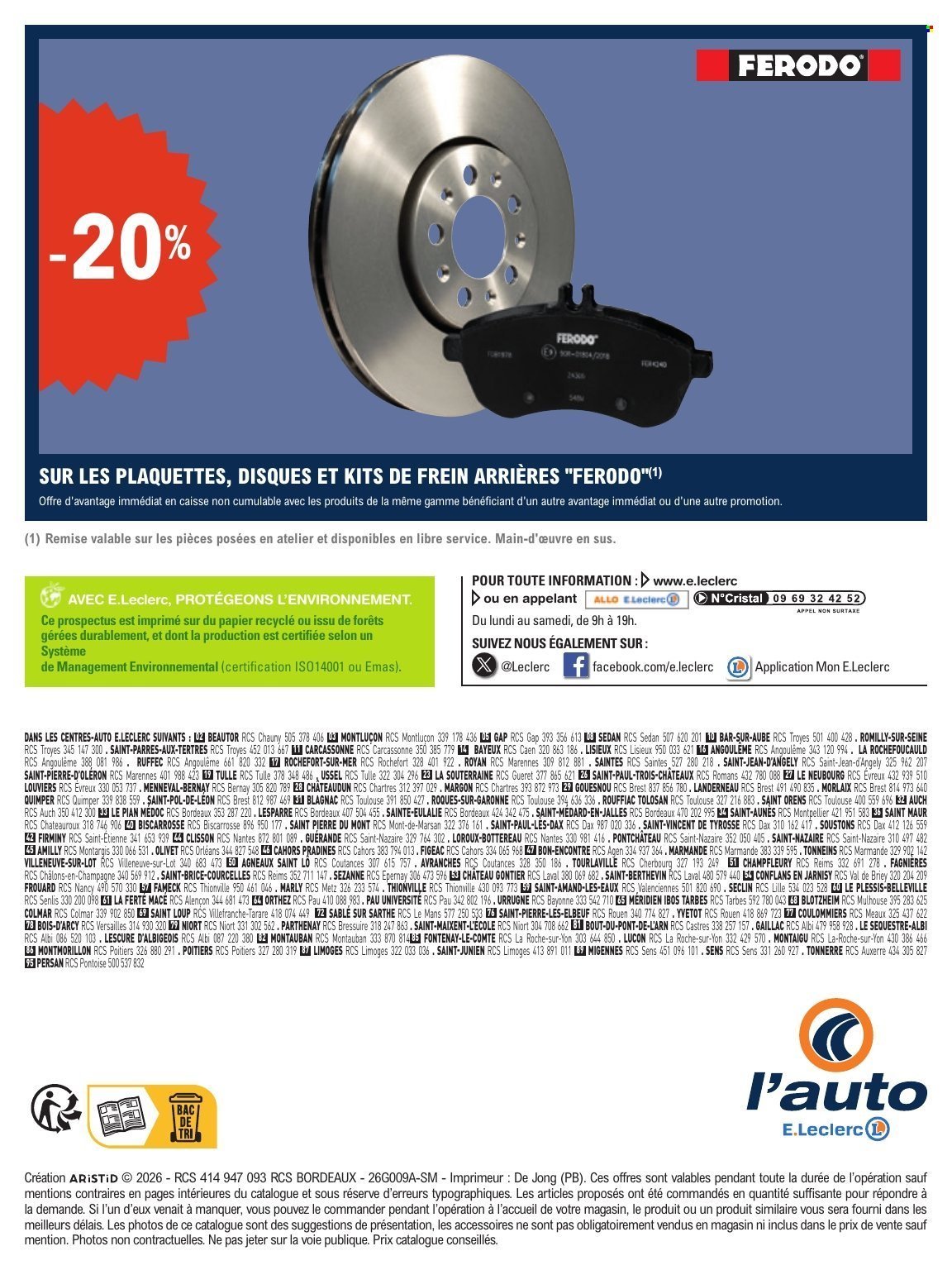Catalogue E.LECLERC - Du mardi 16 juin 2026