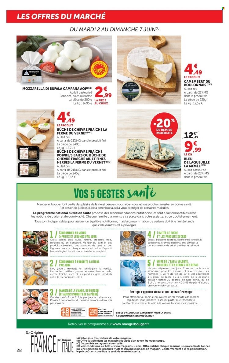 Catalogue SUPER U - Les prix bas de la semaine (2026-06-02 - 2026-06-14)