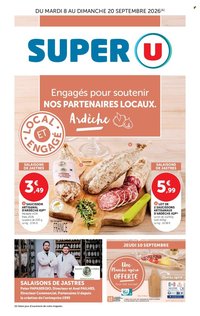 Catalogue SUPER U - Engagés pour soutenir nos partenaires locaux Ardèche