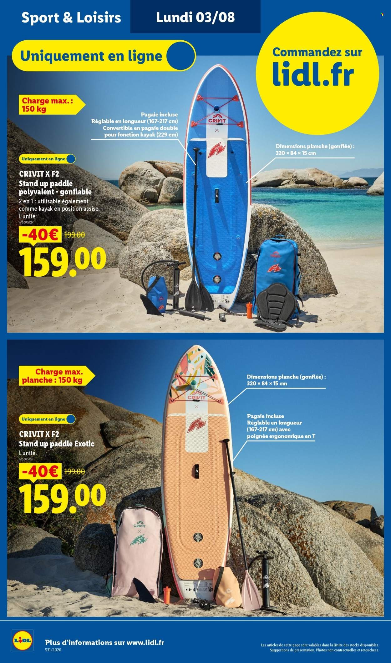 Catalogue LIDL - Les Exclus Web de la semaine