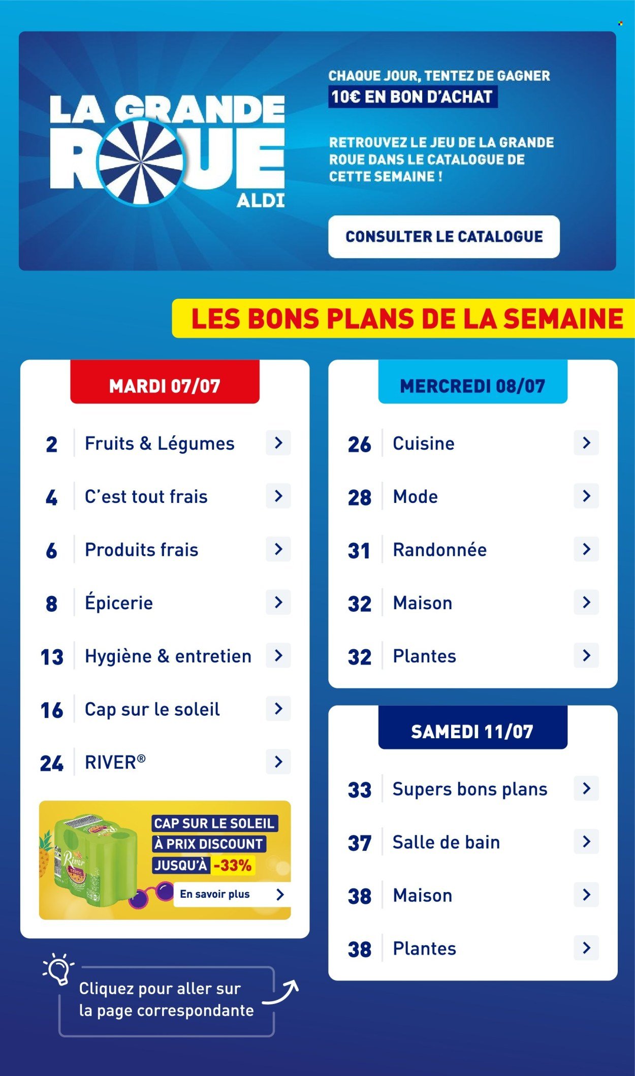 Catalogue ALDI - Cap sur le soleil à prix discount