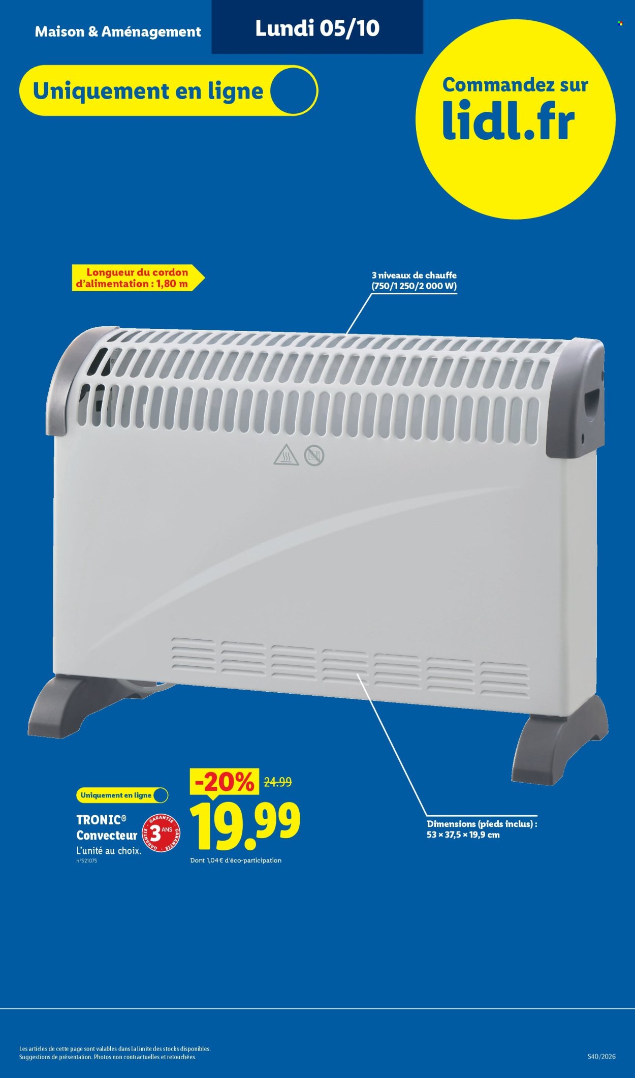 Catalogue LIDL - Les promos de la semaine