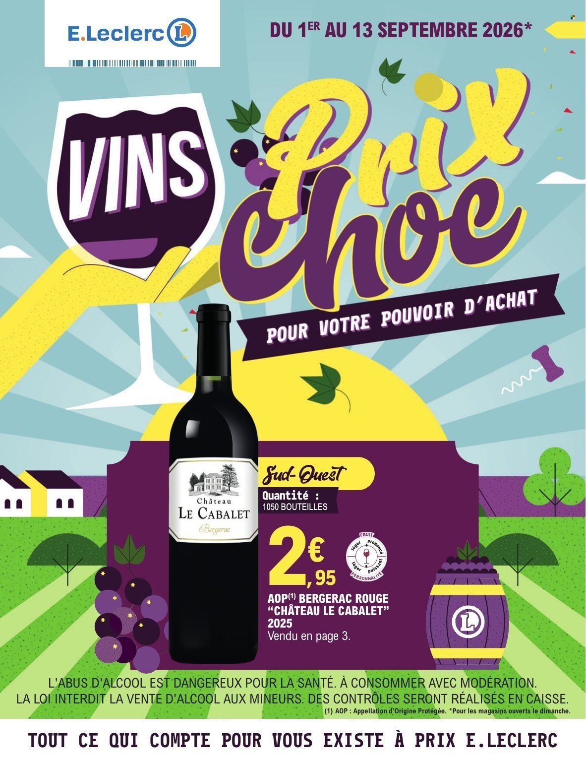 Catalogue E.LECLERC - VIN A PRIX CHOC