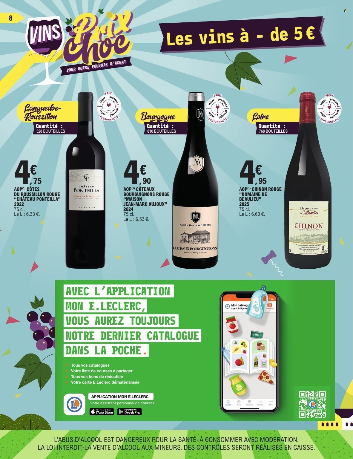 Catalogue E.LECLERC - VIN A PRIX CHOC