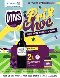 Catalogue E.LECLERC - VIN A PRIX CHOC