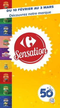 Catalogue CARREFOUR - DÉCOUVREZ LA MARQUE CARREFOUR SENSATION