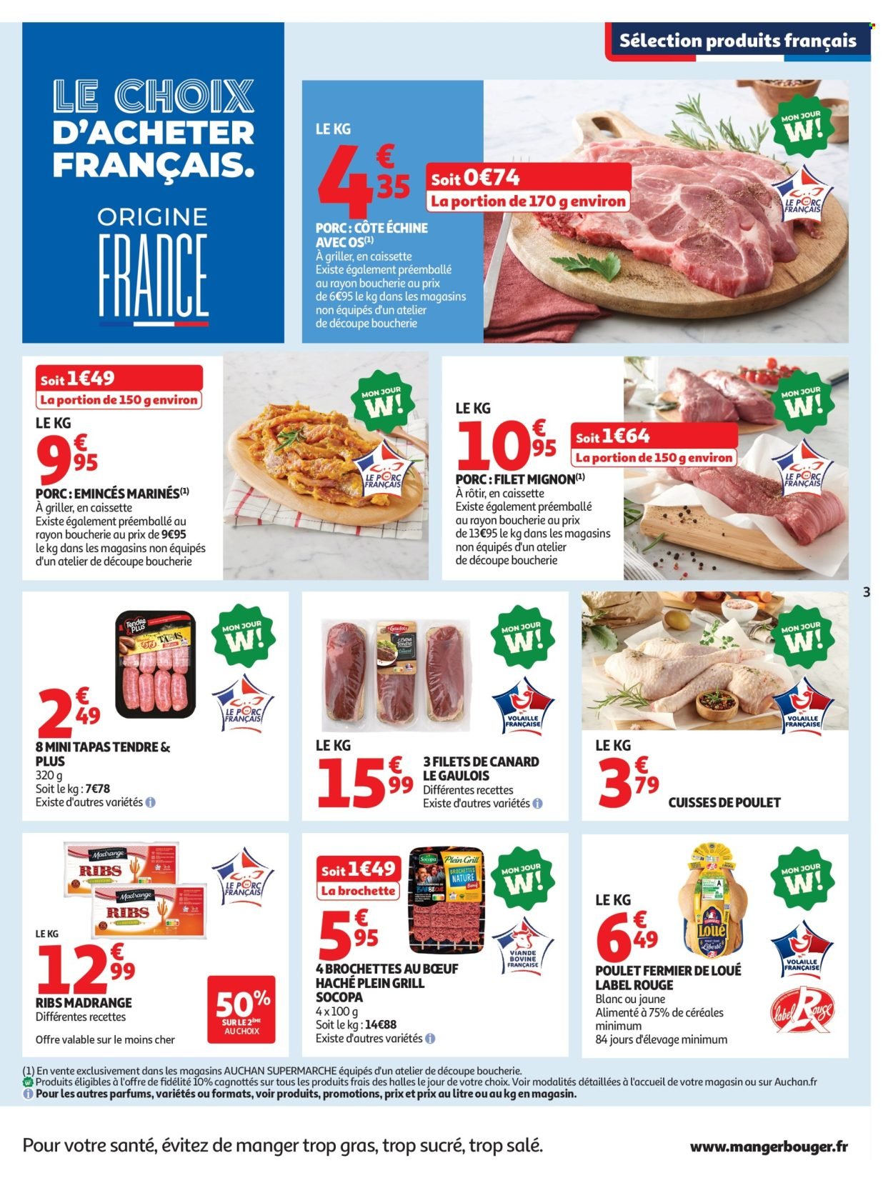 Catalogue AUCHAN - Tops promos supers