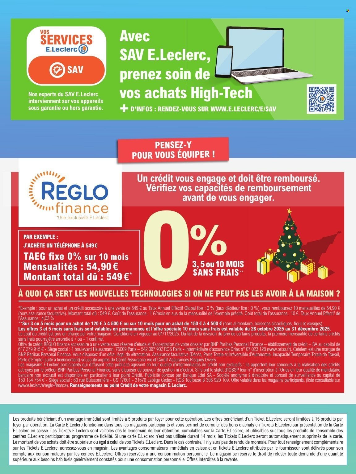 Catalogue E.LECLERC - HIGH-TECH NOËL (2025-12-02 - 2025-12-24)