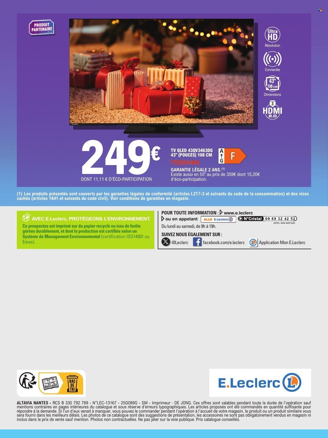 Catalogue E.LECLERC - HIGH-TECH NOËL (2025-12-02 - 2025-12-24)