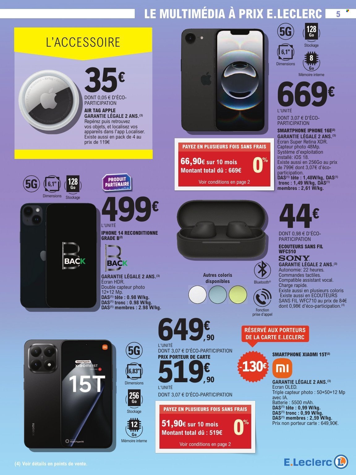 Catalogue E.LECLERC - HIGH-TECH NOËL (2025-12-02 - 2025-12-24)