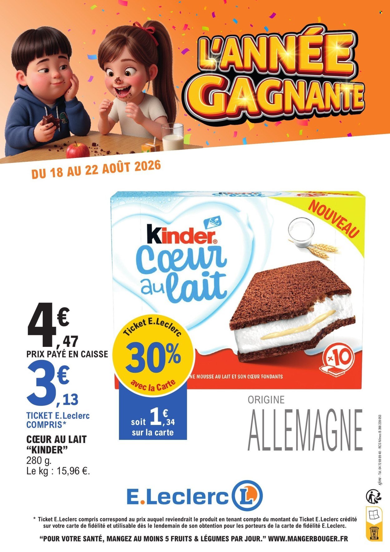 Catalogue E.LECLERC - Temps fort