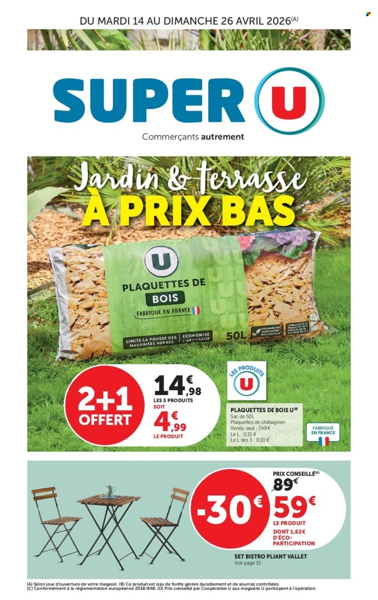 Catalogue SUPER U - Jardin & Terrasse à prix bas