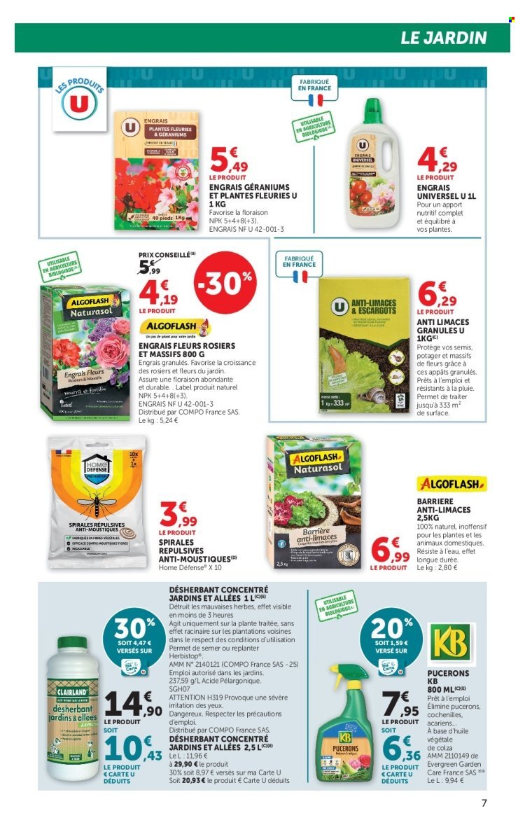 Catalogue SUPER U - Jardin & Terrasse à prix bas (2026-04-14 - 2026-04-26)