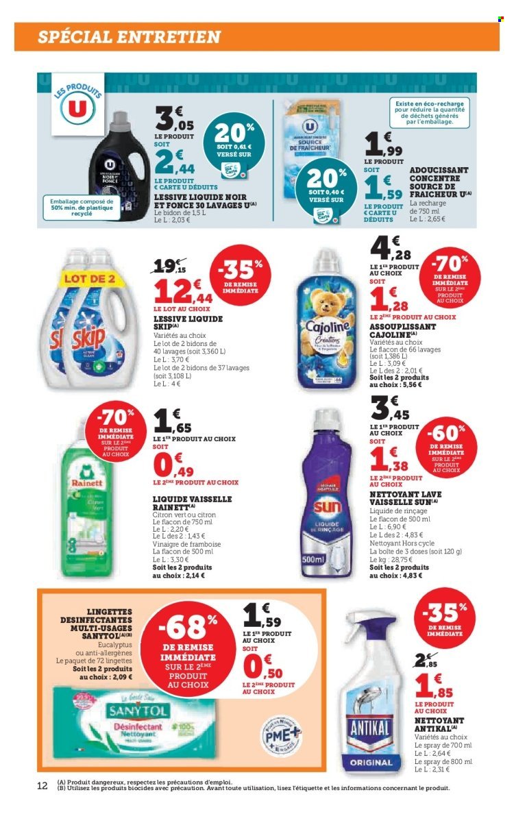 Catalogue SUPER U - Les prix bas de la semaine