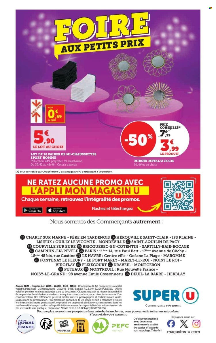 Catalogue SUPER U - Les prix bas de la semaine