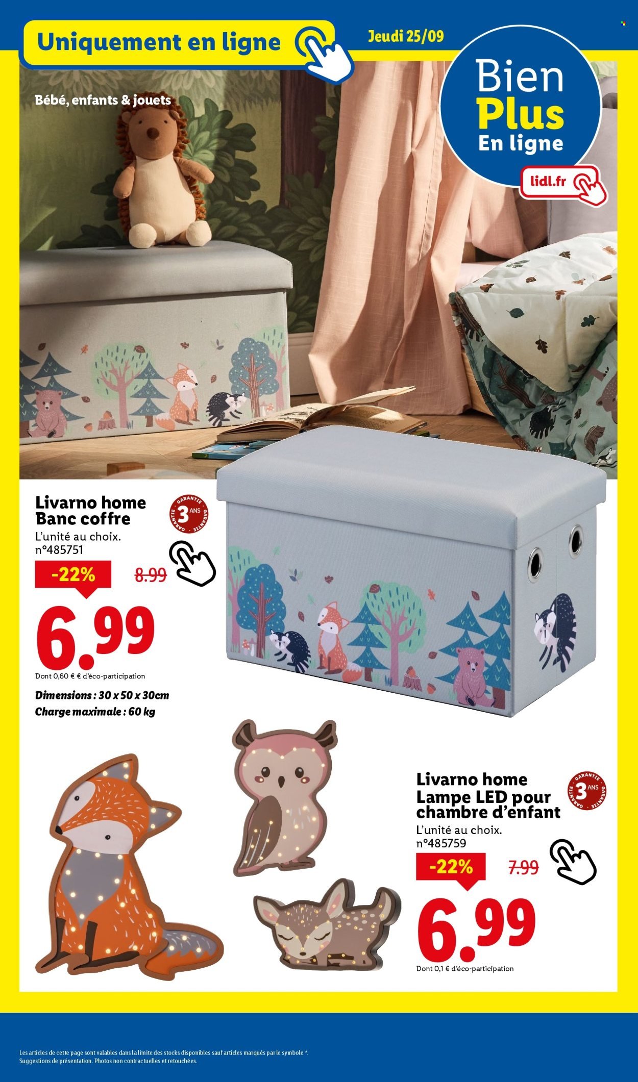 Catalogue LIDL - Les bonnes affaires de la semaine (2025-09-22 - 2025-09-25)
