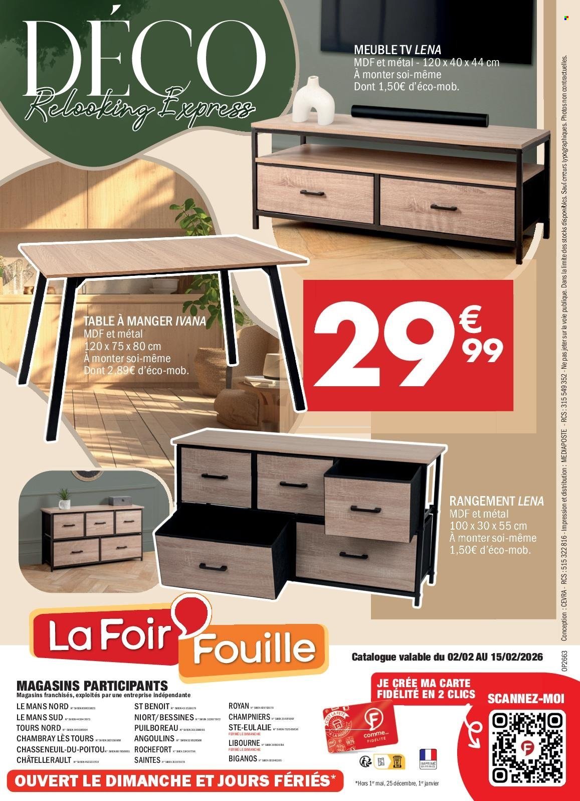 Catalogue LA FOIR'FOUILLE - Du lundi 2 février 2026