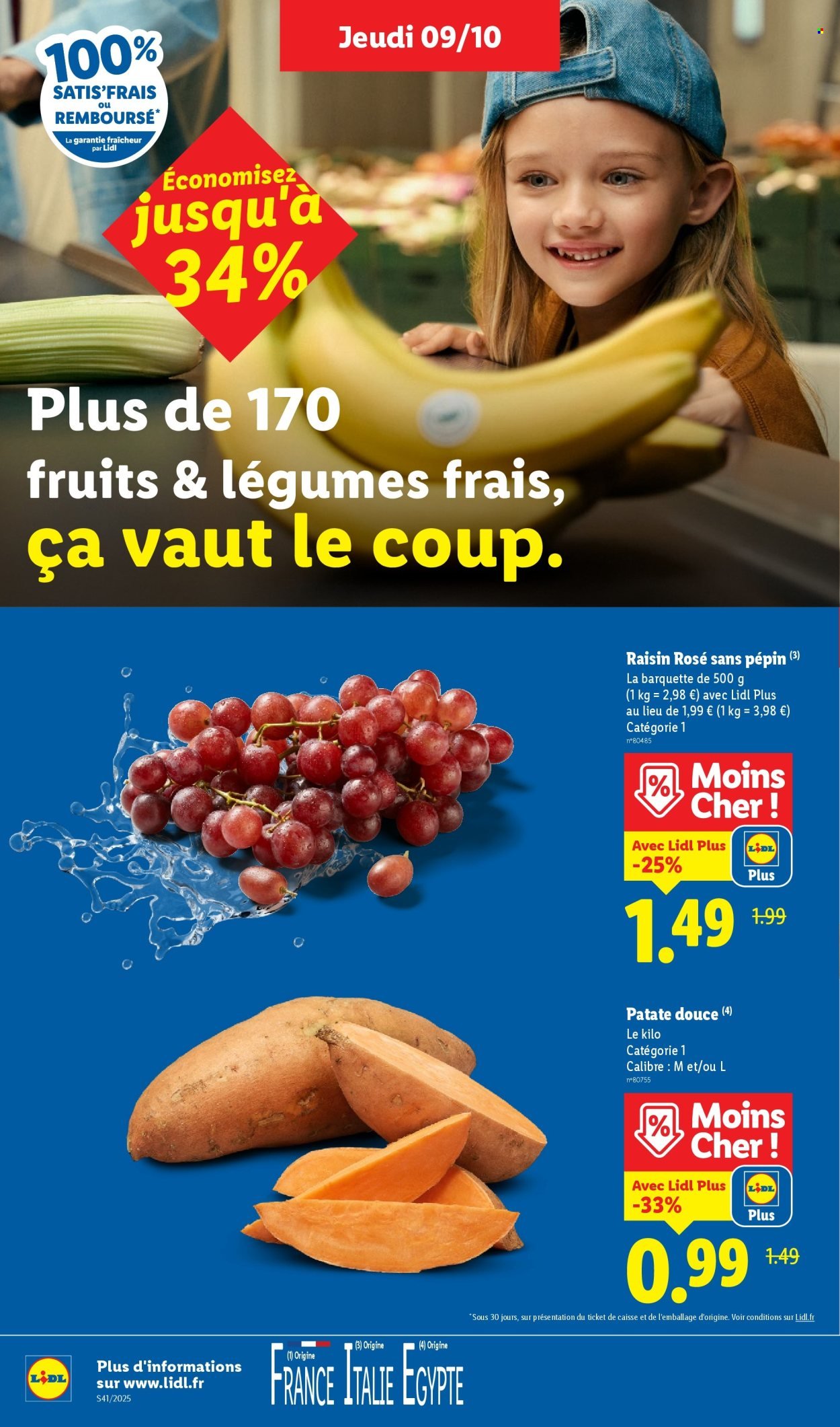 Catalogue LIDL - Les promos de la semaine (2025-10-09 - 2025-10-15)