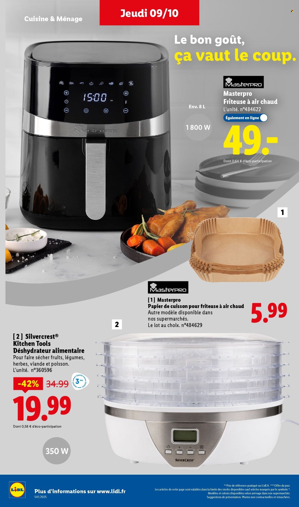 Catalogue LIDL - Les promos de la semaine (2025-10-09 - 2025-10-15)