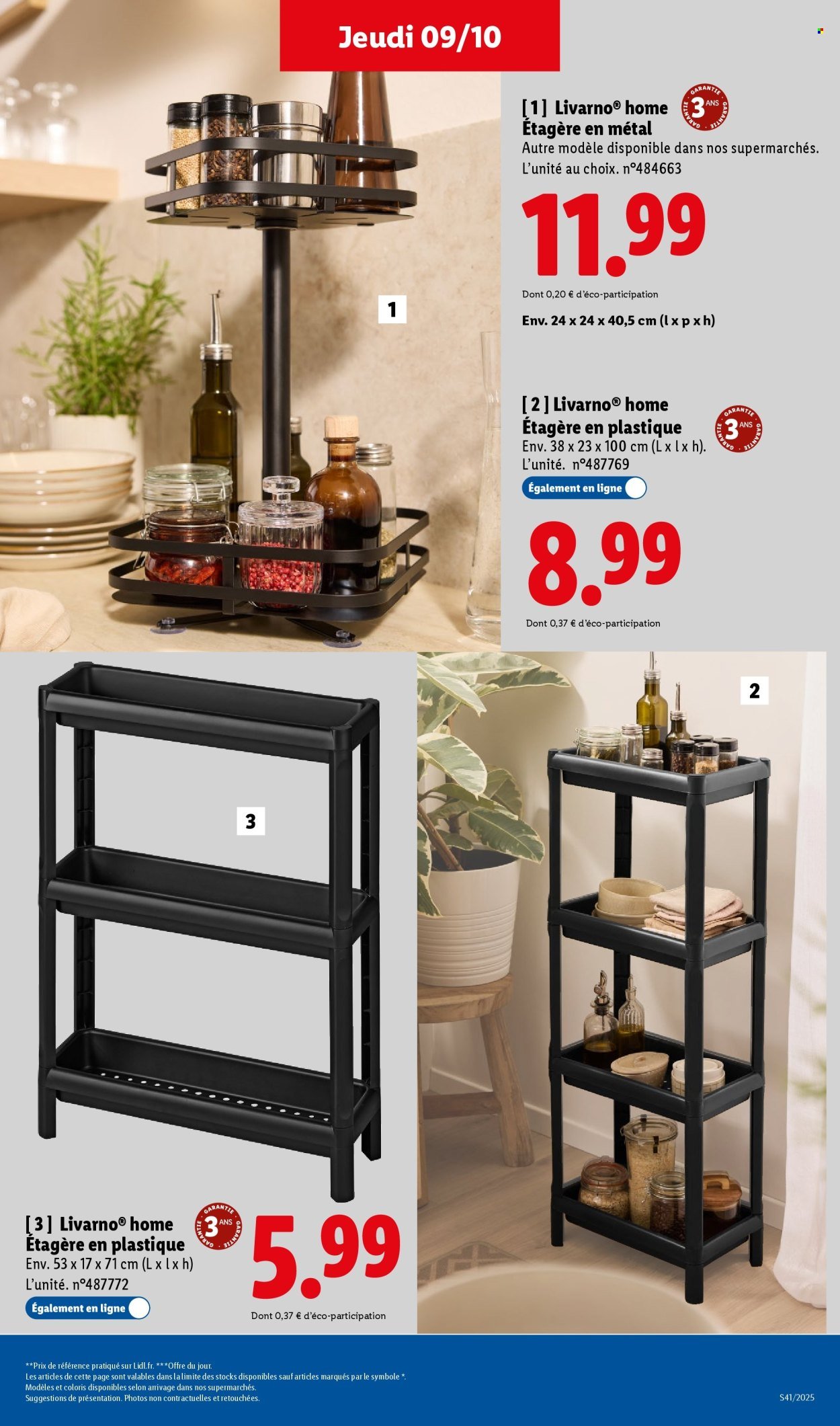 Catalogue LIDL - Les promos de la semaine (2025-10-09 - 2025-10-15)