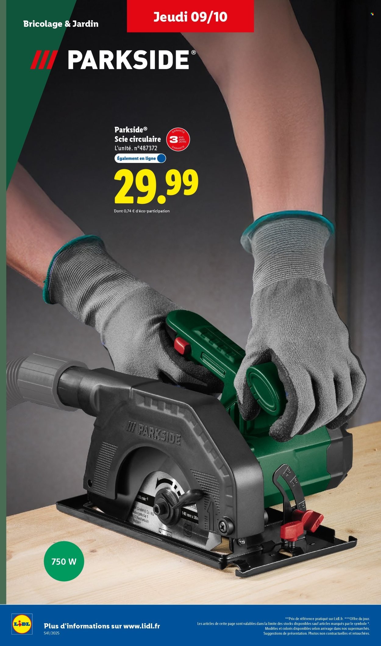 Catalogue LIDL - Les promos de la semaine (2025-10-09 - 2025-10-15)