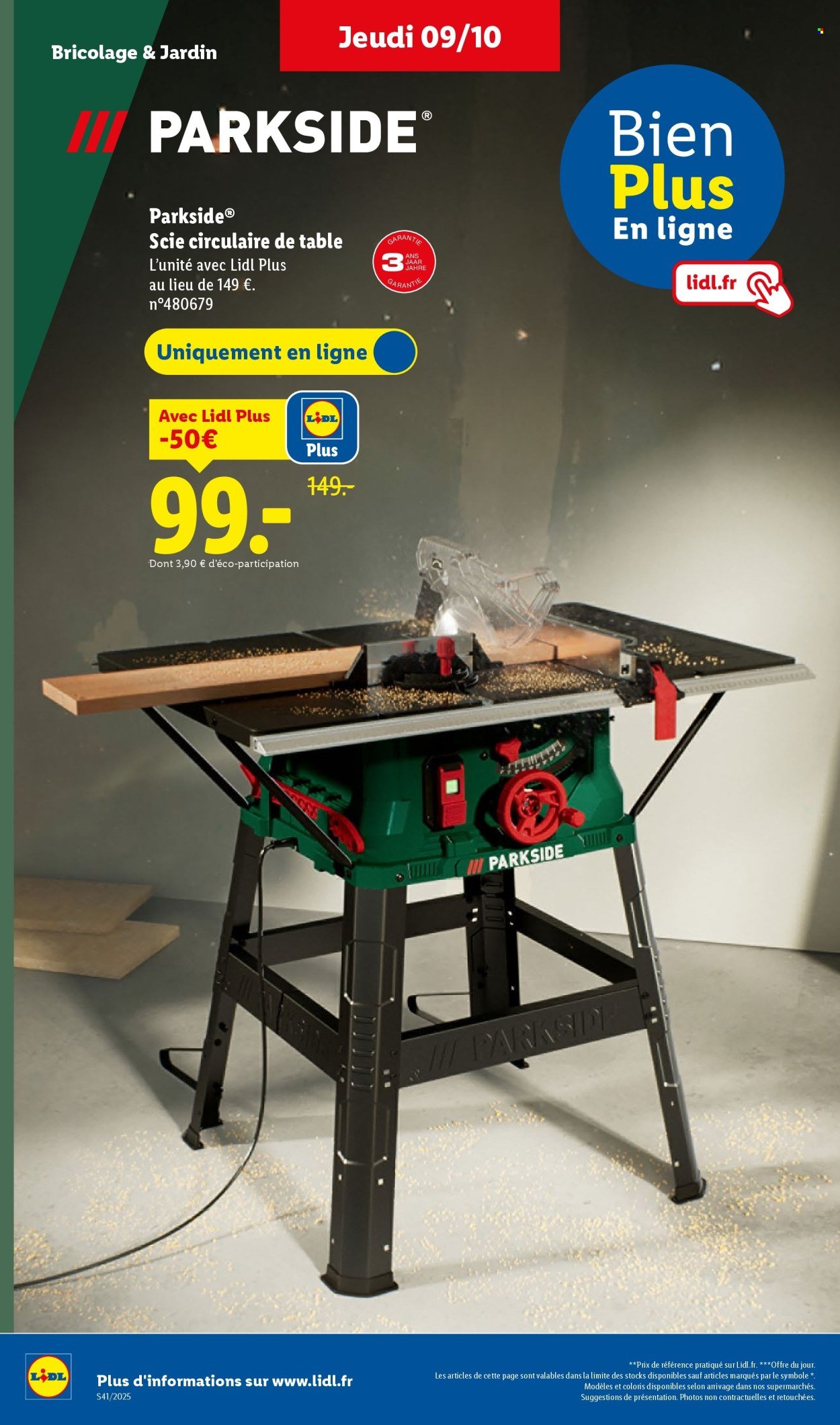 Catalogue LIDL - Les promos de la semaine (2025-10-09 - 2025-10-15)