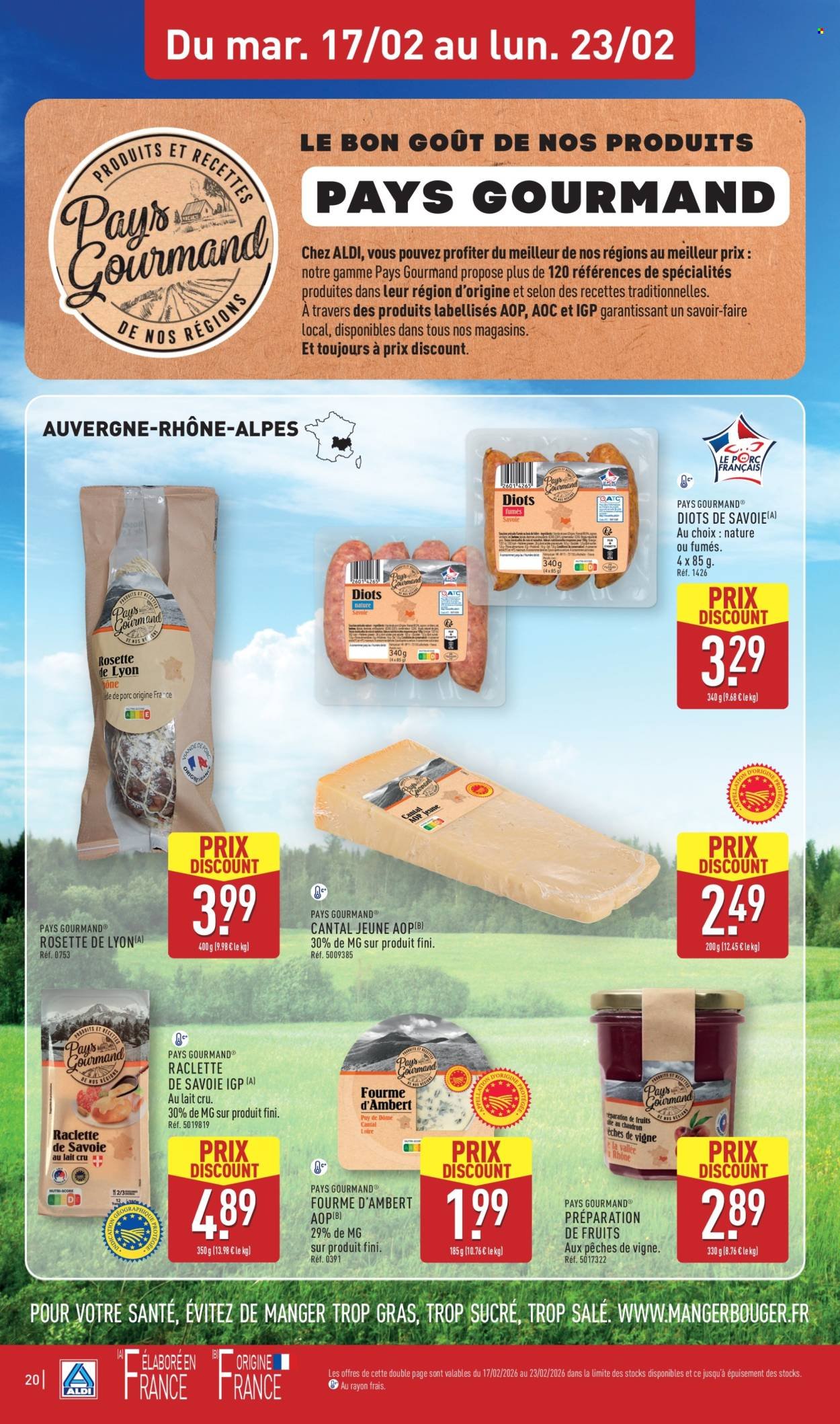 Catalogue ALDI - Nos bons plans pays gourmand (2026-02-17 - 2026-02-23)