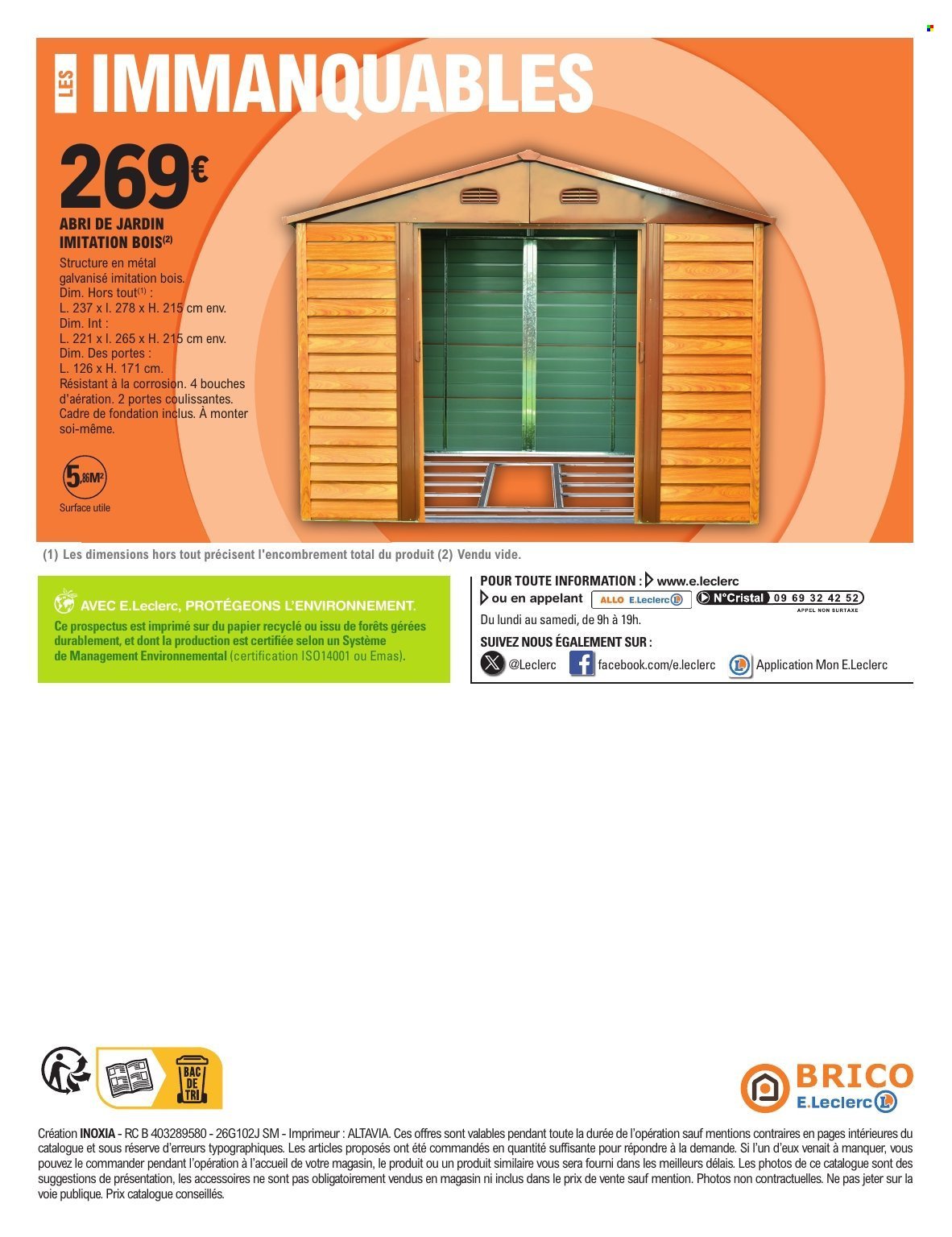 Catalogue E.LECLERC - TRAFIC BRICO