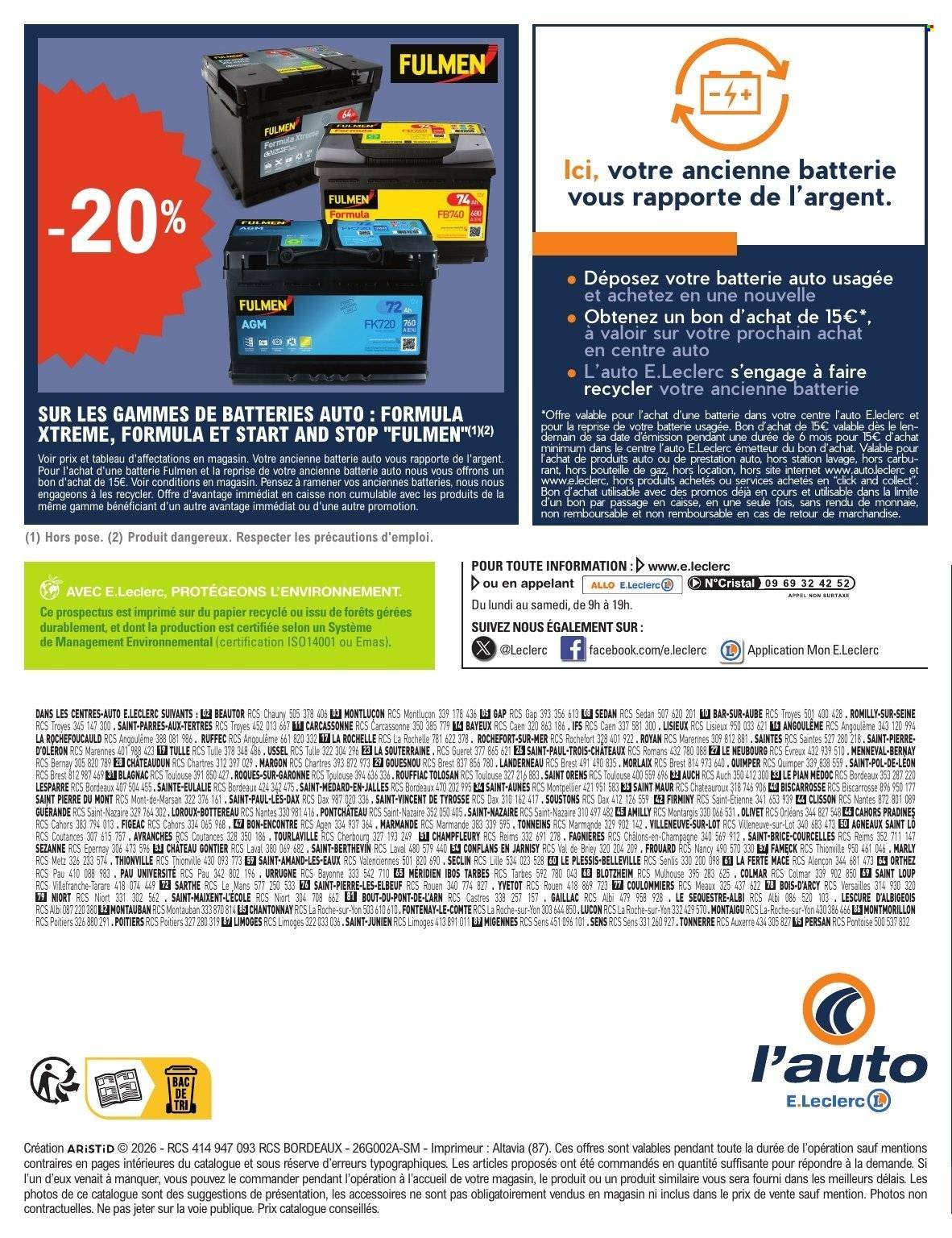 Catalogue E.LECLERC - THEMATIQUE HIVER