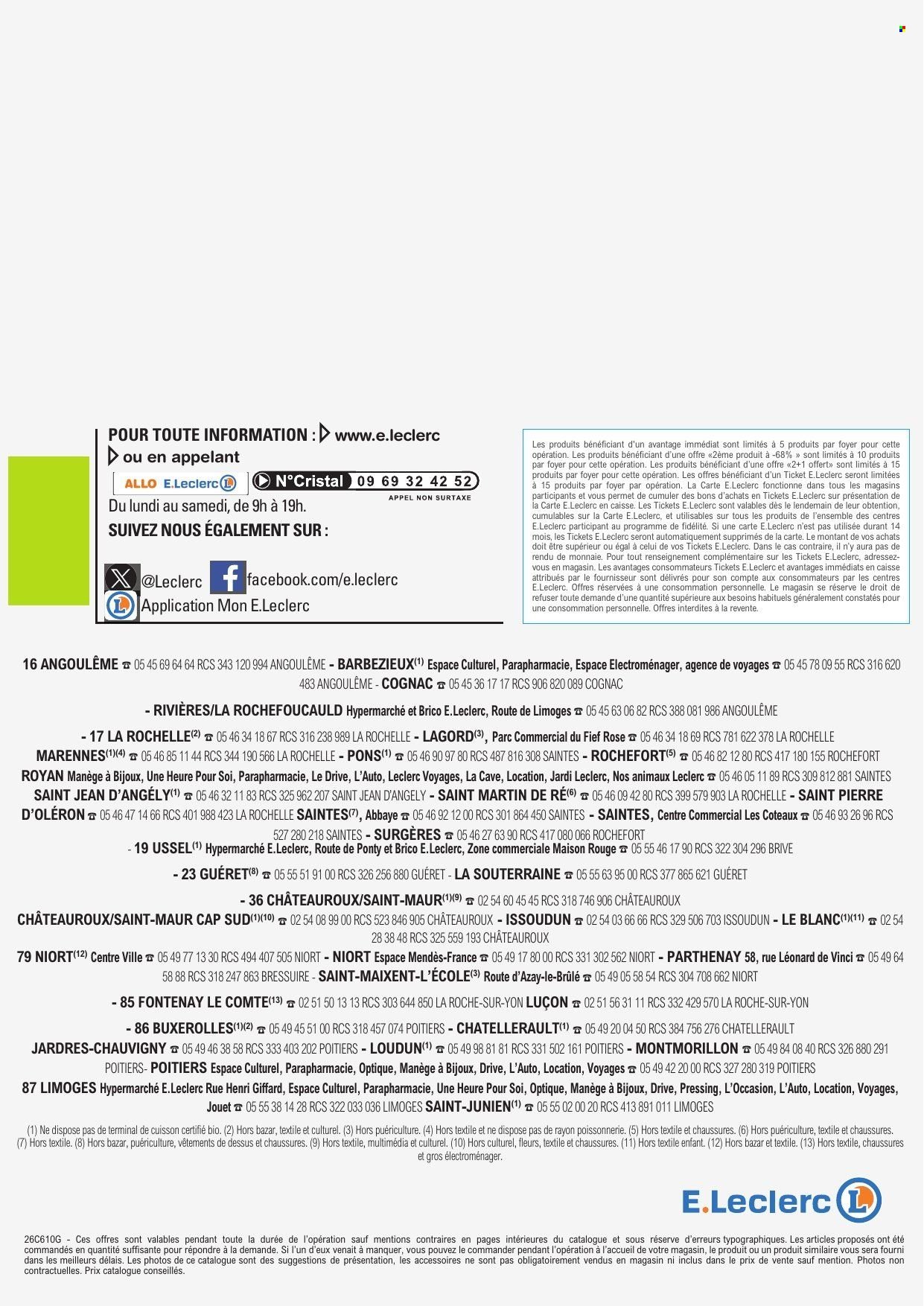 Catalogue E.LECLERC - Temps fort #10