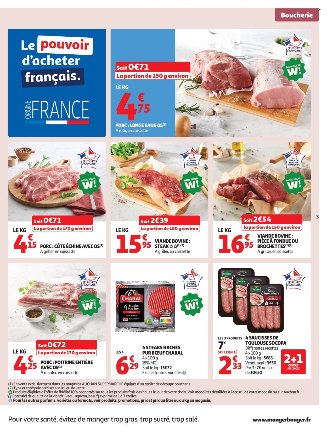 Catalogue AUCHAN - Le frais, le bon, moins cher