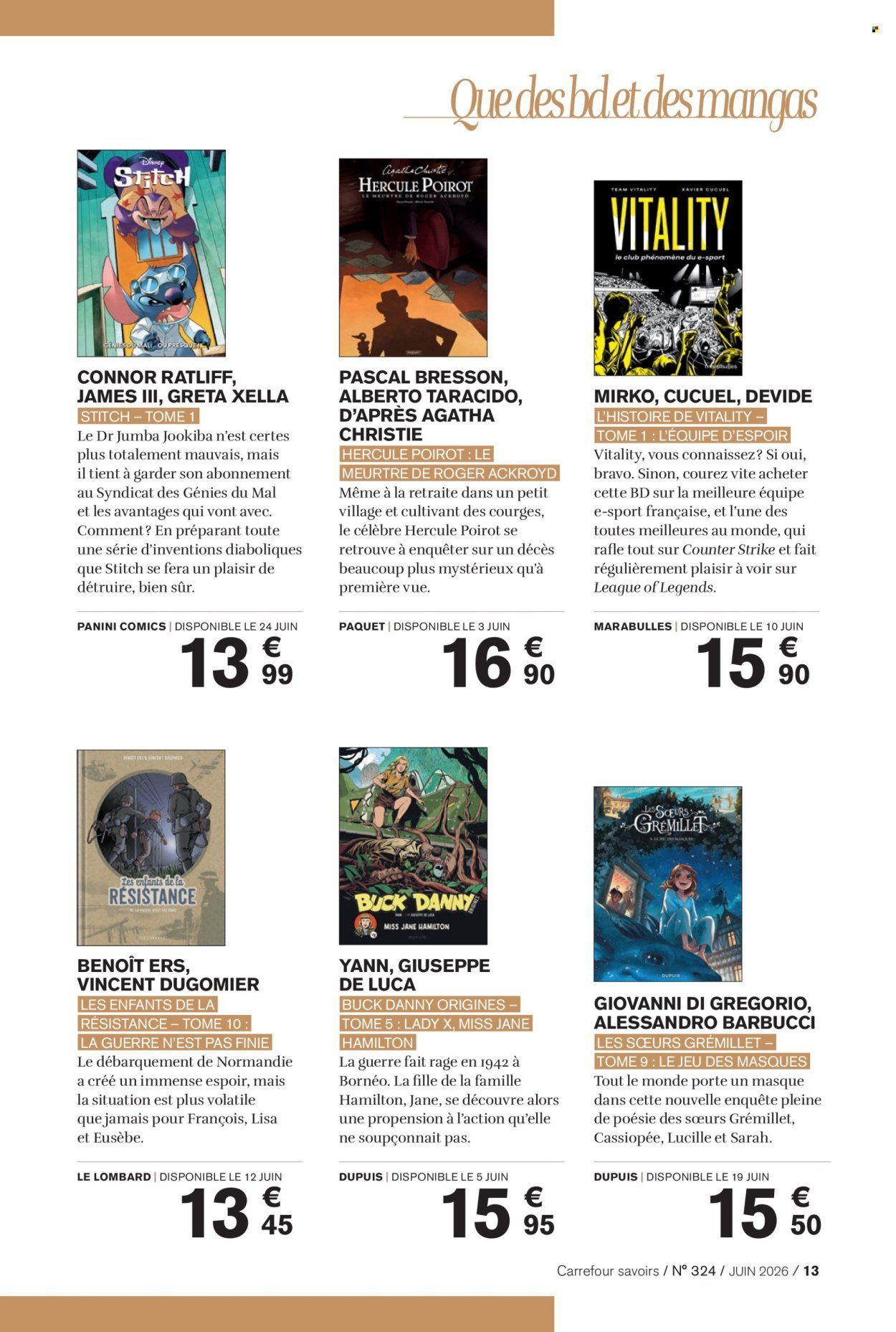 Catalogue CARREFOUR - A CHACUN SA CULTURE