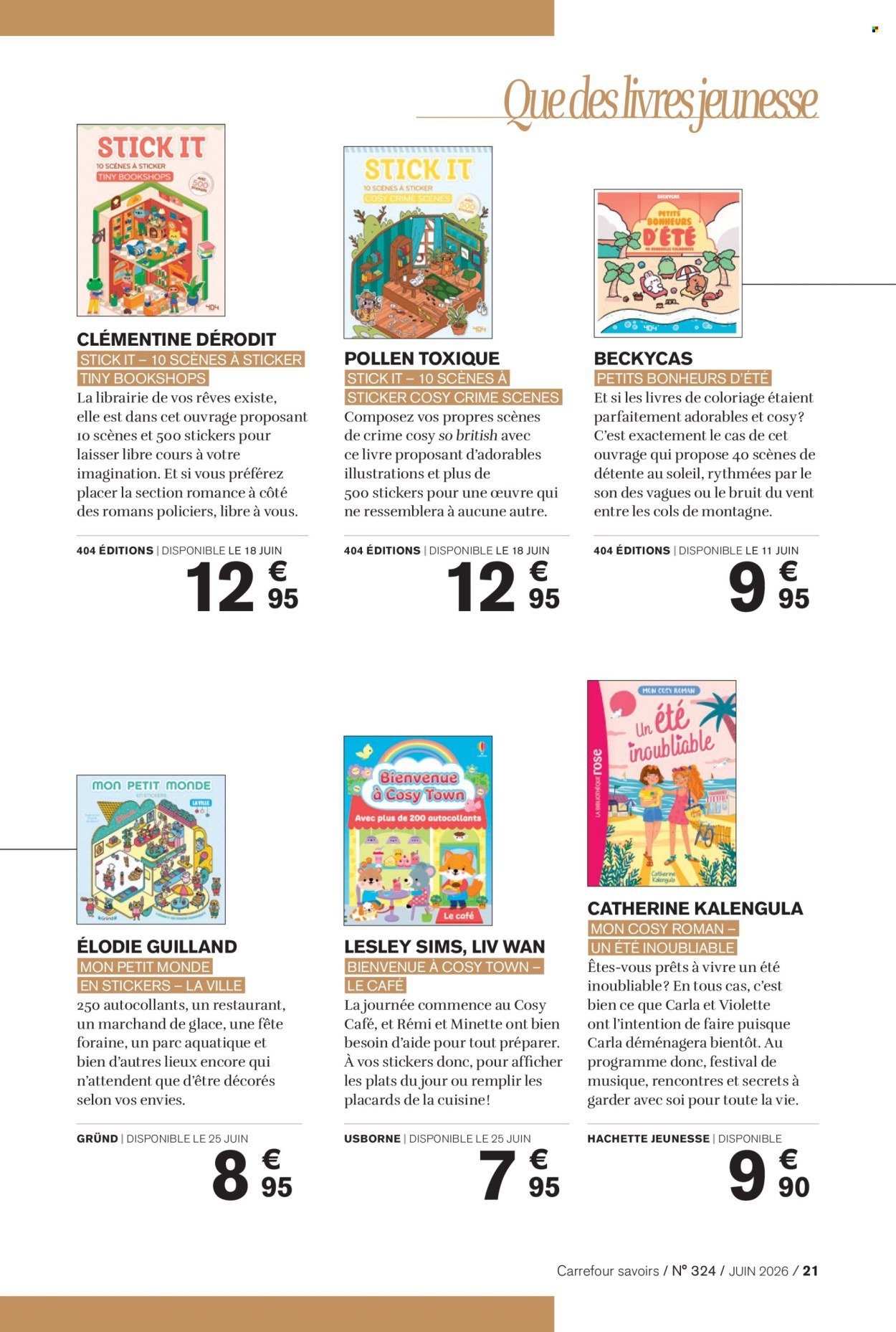 Catalogue CARREFOUR - A CHACUN SA CULTURE
