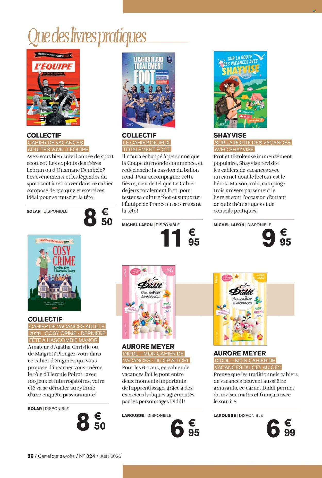 Catalogue CARREFOUR - A CHACUN SA CULTURE