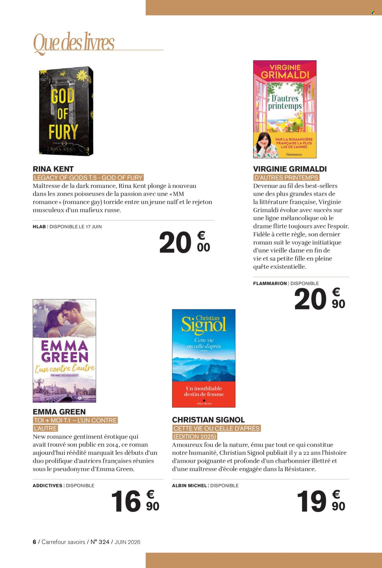 Catalogue CARREFOUR - A CHACUN SA CULTURE