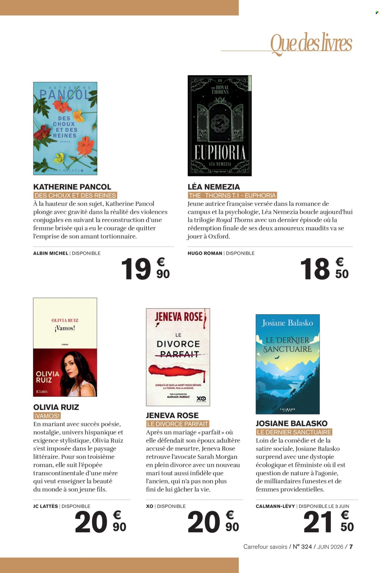 Catalogue CARREFOUR - A CHACUN SA CULTURE
